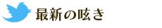 最新のつぶやき